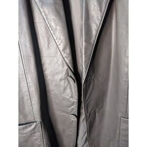 Men's Grey-Taupe Soft Supple  Leather Designer Jacket by Giuseppi Verdi Size 44‎